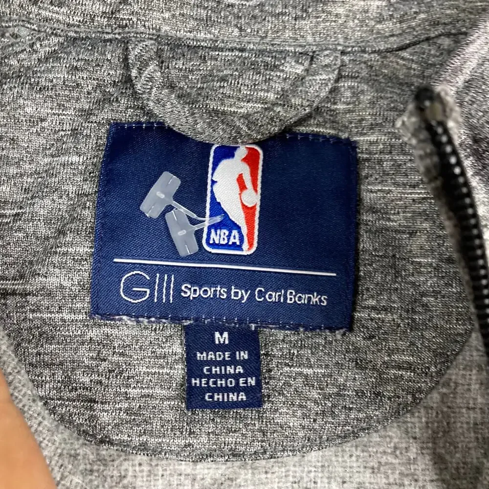 NBA GIII  Cleveland Cavaliers Mens Size Medium Gray 1/4 Zip‎ Pullover